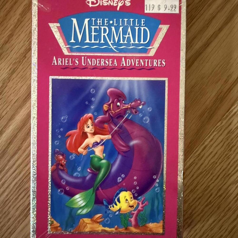 NEW Sealed The Little Mermaid: Ariel's Undersea Adventures VHS #vhs #disney